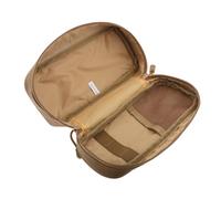 TOYANDONA Oxford Cloth Portable Pouch for Outdoor Travel and Hiking Multifunctional Tool and Toiletry Storage Bag with Zipper Compact Emergency Organizer for Camping and Household Use Khaki