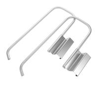 TOYANDONA Paper Towel Holder Multifunctional 2pc Stainless Steel No Drilling Installation Kitchen Roll Paper Rack Space-saving Towel Rack over Cabinet Door for Kitchen Use