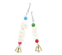 TOYANDONA Parrot Bite Toy Birds Chewing Toy Natural Cuttlebone Supplement Teeth Grinding Plaything Set Parakeets Cockatiels Small Birds Squirrels Random Color