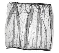 TOYANDONA Parrot Cage Guards Birdcage Mesh Cover Blocks Debris Polyester Skirt with Star and Moon Design Stylish Elegant Fits Most Standard Bird Cages for Maintaining A Clean Habitat