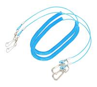 TOYANDONA Parrot Harness Leash Set with Elastic Steel Spring, 3m Training Flying Rope for Outdoor Bird Flight, Wear-resistant Bird Harness Leashes for Pet Parrots, 2pcs