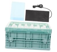 TOYANDONA Parrot Incubator Heating Box with Plastic Brooder, Small Reusable Egg Incubation Box with Heated Pad for Hand-raising Baby Birds and Hatching Parrots at Home