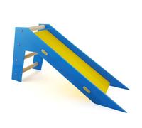 TOYANDONA Parrot Skill Training Slide Ladder Bird for Parrots and Parakeets, Encouraging Pet Exercises and Developing Balance and Coordination with Sturdy Acrylic and Wood Material, for Bird