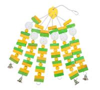 TOYANDONA Parrot Toys Bird Accessory Parakeet Shredding Chew Toys for Parrots Cockatiels Budgies Hanging Rope Blocks
