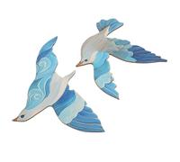 TOYANDONA Peace Wall Art Wall Sculpture Decorative Wooden 2pcs for Natural Wood Material with Smooth Finish Home Living Bedroom for Modern and Rustic Interiors