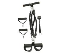 TOYANDONA Pedal Puller Elastic Resistance Band for Home Gym Multi Function Stretch Rope with Skid Foot Door Buckle for Biceps Triceps Shoulders and Abdomen Training