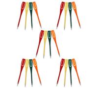 TOYANDONA Pencils Recording Pencil Scoring 20pcs Plastic with Clip Design Golf and Graphite Core Multifunctional Golf Scorecard Training Sports Enthusiasts