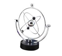 TOYANDONA Perpetual Motion Desktop Metal Celestial Swinging Physics Model Space Ornament for Office Home Decoration Outer Space Theme