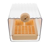 TOYANDONA Pet Bird Bath Hanging Parrot Bathtub for Cage Bird Bath Water Container Suitable for Small Medium Parrots Finches Parakeets Splash-food Bowl