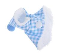TOYANDONA Pet Cape Blanket Plush Parrot Clothes Soft and Comfortable Warm Protection Plaid Stylish Cloak for Pet Birds Outdoor Activities Winter