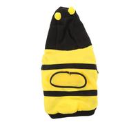 TOYANDONA Pet Costume Dog One Piece Clothes Four Leg Bee Design Yellow Black S for Dogs Comfortable Easy Wear Outdoor Walking Jogging