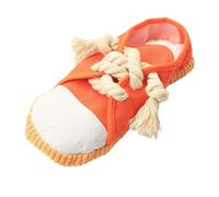 TOYANDONA Pet Creative Dog Slipper Toy Adorable Sound Making Pet Molar Toy for Puppy Chewing Cartoon Style for Dog Enrichment Plaything