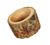 TOYANDONA Pet Feeding Bowl Small Wood Feeder Bowl for Hamsters Chinchillas Safe Durable Eco Friendly Deep Design Suitable for Small Pets Random Color Random Color