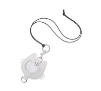 TOYANDONA Pet Hair Keychain Storage Holder Leather Cat Owner Memorial Keepsake Car Keyring for Remembering Dead Pet