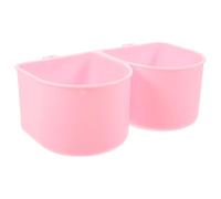 TOYANDONA Pet Hanging Feeding Bowl Cage Mounting Cup Splashproof Easy to Clean Abs Plastic for Crate Time and Travel Suitable for Rabbit and Pigeon