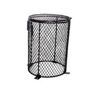 TOYANDONA Pet Heating Lamp Shade Black Iron Anti-Scald Guard for Reptiles Poultry Daylight and Ceramic Heaters Protective Lampshade for Safe Pet Care and Heat Lamp Installation