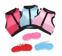 TOYANDONA Pet Leash Set for Rabbit and Ferret Vest Harness Leash for Small Animals Suitable for Guinea Pigs and Rats Outdoor Walking