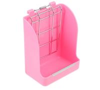 TOYANDONA Pet Rabbit Feeding Rack for Guinea Pigs and Chinchillas, Versatile Holder with Plastic and Zinc Alloy Construction, Easy to Clean and Fixed the Cage for Convenient Hay Feeding