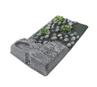TOYANDONA Pet Turtle Basking Platform Island Ramp for Fish Tank Turtle Habitat Tank Platform