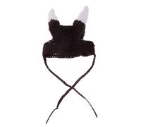 TOYANDONA Pet Viking Pirate Hat for Cats and Dogs Knitted Horn Headband Soft Material for Halloween Christmas and Birthday Parties Accessory for Pets