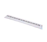 TOYANDONA Piano Practice Chart 88-key Portable Keyboard Finger Simulation Guide with Staff and Number Notation for Beginners Music Learning and Exam Preparation
