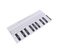 TOYANDONA Piano Practice Key Keyboard Paper Chart for Student Beginner Keyboard Notes Overlay Practice Finger Piano