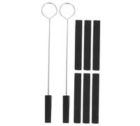 TOYANDONA Piano Tuning Tool Kit with Metal and Rubber Damper Strips and Tuning Forks Essential Repair Tools for Piano Maintenance Use Professional Accessories