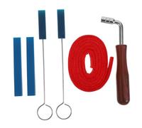 TOYANDONA Piano Tuning Tool Kit with Rubber Silencer Sticks Mute Blocks and Felt Tape for Efficient Piano Tuning Durable Accessories for Beginners and Professionals