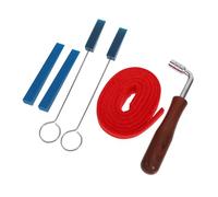TOYANDONA Piano Tuning Tool Rubber Sticks Blocks Tape for Piano Tuning Made Rubber Material for Use Stainless Steel Wrench