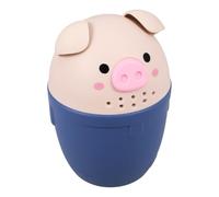 TOYANDONA Pig Shaped Baby Bath Water Scoop with Handle Design Large Capacity Cartoon Waterfall Rinser Bathing Spoon for Kids Bathroom Decoration and Bathing
