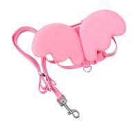 TOYANDONA Pink Small Pet Duck Walking Leash Harness Outdoor Goose Traction Rope for Poultry Training and Control