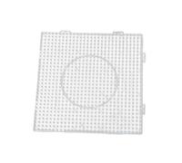 TOYANDONA Plastic Bead Pegboard for DIY Craft Large Interlocking Hexagon Square Round Patterns Educational Puzzle Board for Fine Motor Skill Development