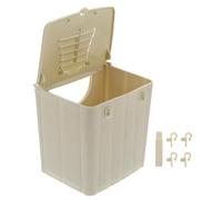 TOYANDONA Plastic Bird Nesting Box with Hinged Cover for Parrots and Birds Easy to Clean Suitable for Cockatiels and Ringneck Breeding Random Color