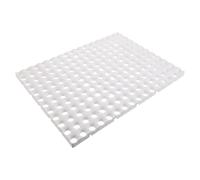 TOYANDONA Plastic Cage Bottom Floor Mat for Small Animals round Hole Design, Lightweight Pp Material Pet Foot Mat for Guinea Pig and Ferret, for Bunny Cage Setups Indoors, Promotes