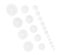TOYANDONA Plastic Gear Set with Noise Reduction 0.5 Module for Small Motors 58pcs and Stable Dimensions, Suitable for Robotics Applications and DIY Model