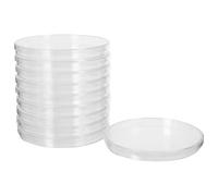 TOYANDONA Plastic Petri Dishes with Lid for Advanced Research 10pcs 14.3cm Large Capacity for Agar and Specimen, Laboratory Culture Container and Large Scale Cell Culture Plates