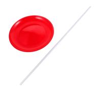 TOYANDONA Plastic Plate with Sticks Juggling Skill for Beginners and Adults Easy to Learn Performance Enhancer for Circus Acts and Juggling Practice