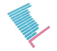 TOYANDONA Plastic Splicing Bars Math Teaching Aids Geometry Tool for School Use with Precise Lock Button Stable Triangle Quadrilateral Demonstrator for Learning Random Color