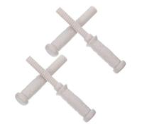 TOYANDONA Plastic Threaded Rocking Horse Handles Rocker Accessories for Safe and Comfortable Playtime Quick Installation Compatible with Multiple Models