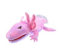 TOYANDONA Plush Axolotl Hand Puppet Movable Mouth Soft for Years for Storytelling and Role Play Educational Interactive Hand Puppet for Fun Learning