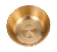 TOYANDONA Polished Thickened Water Offering Bowl for Tibetan Buddhist Altar Decorative Sacred Ritual Vessel for Meditation Yoga Home Temple Decor Multi-use Serving and Incense Burner