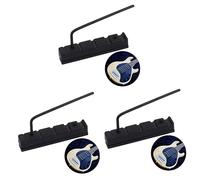 TOYANDONA Pom Bass Bone Bridge Saddle Wrench Slotted Nut for Nut Guitar Replacement String