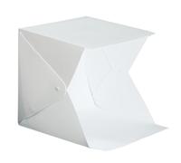 TOYANDONA Portable 20cm White Eva Photography Light Box with USB Cable Powered by 5v 1a Usb, Folding Light Tent for Studio Lighting and Photo Shooting