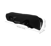 TOYANDONA Portable 32-Key Melodica Carrying Case Black Canvas Harmonica Storage Bag with Handle for Electric Piano Keyboard Accessories and Instrument Travel Storage