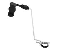 TOYANDONA Portable Adjustable Clarinet Phone Mount Clip for Woodwind Instruments Long Arm Sheet Music Holder Compatible with Metronome Tuner Apps Lyre Stand Attachment for Marching Band