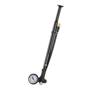 TOYANDONA Portable Alloy Mini Bike Tire Inflator Pump High Pressure Inflator with Rotating Joint Lightweight Design Visual Tire Pressure Dial Extended Hose for Easy Use