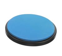 TOYANDONA Portable Blue Rubber Drum Mat for Electric Drums Silent Practice Pad Reducing Hand Fatigue Suitable for Home Practice