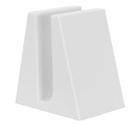 TOYANDONA Portable Body Fat Scale Stand with Safe Protection Design, White Plastic Desk Organizer Shelf for Bathroom and Compact Environments, Stable and Modern Storage Solution