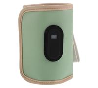 TOYANDONA Portable Bottle Warmer for Travel with USB Fast Heating Compact Insulated Design and Pu Leather Cover for Stroller Walks and Car Trips Suitable for Bottles