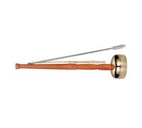 TOYANDONA Portable Buddhist Yin Qing Copper Percussion Instrument for Meditation and Temple Rituals Smooth Polished Surface Loud Resonant Sound Traditional Buddhist Supply for Home Office